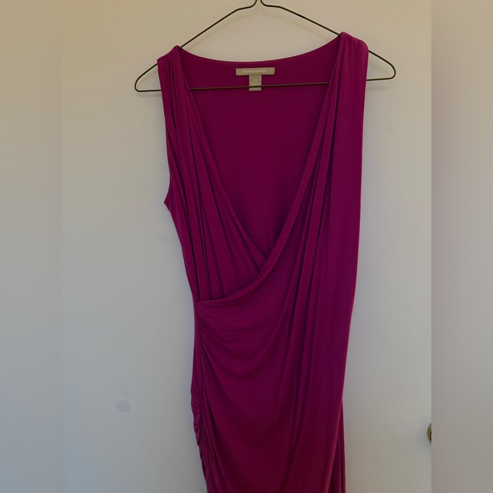 Banana Republic Fuchsia Wrap Dress